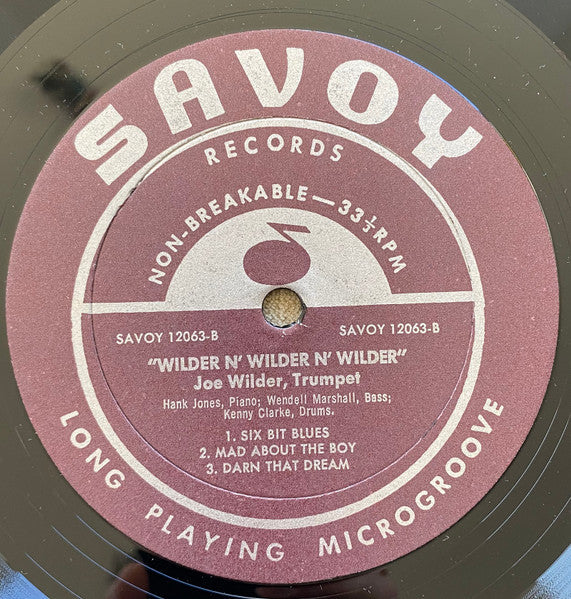 Joe Wilder - Wilder 'N' Wilder 'N' Wilder (Vinyl, LP, Album, Mono) Good Plus (G+) / Very Good (VG)