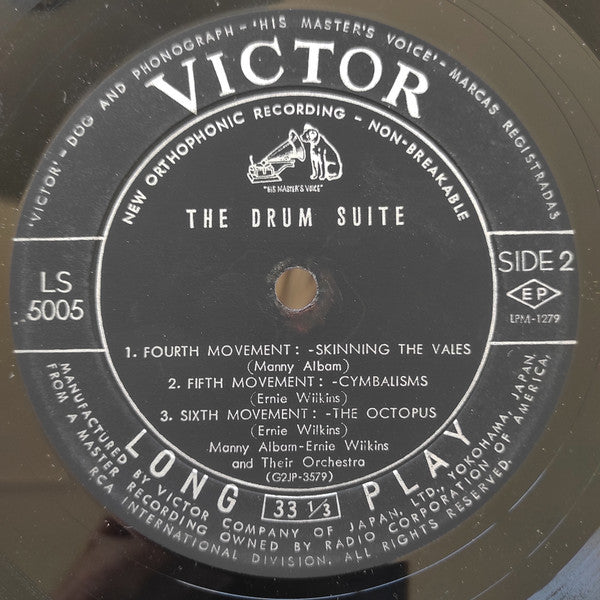 Manny Albam And Ernie Wilkins Orchestra - The Drum Suite (Vinyl, LP, Album) Very Good Plus (VG+) / Very Good (VG)