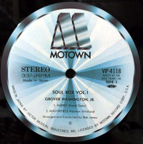 Grover Washington, Jr. - Soul Box Vol. 1 (Vinyl, LP, Album, Reissue) Very Good Plus (VG+) / Very Good (VG)