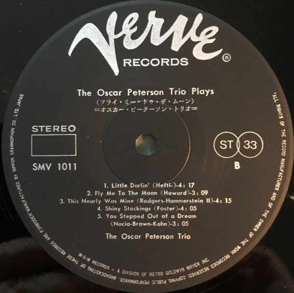 The Oscar Peterson Trio - The Oscar Peterson Trio Plays (Vinyl, LP,...