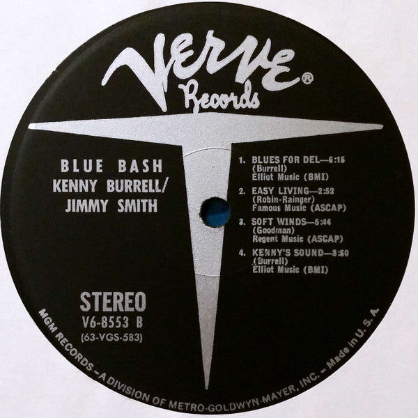 Kenny Burrell - Blue Bash! (Vinyl, LP, Album, Stereo) Very Good (VG) / Very Good (VG)