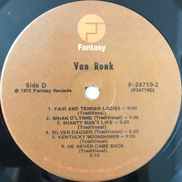 Dave Van Ronk - Van Ronk (2xVinyl, LP, Compilation) Very Good Plus (VG+) / Very Good (VG)