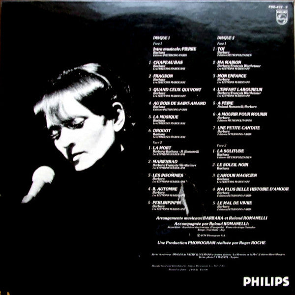 Barbara (5) - Enregistrement Public À L'Olympia (2xVinyl, LP, Album) Near Mint (NM or M-) / Very Good Plus (VG+)