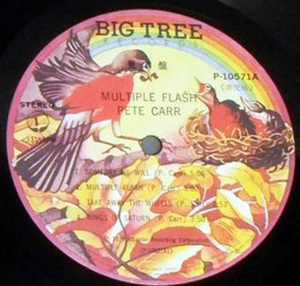 Pete Carr - Multiple Flash (Vinyl, LP, Album, Promo) Very Good Plus (VG+) / Very Good (VG)