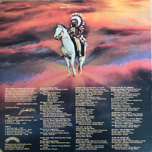 Buddy Miles - Bicentennial Gathering Of The Tribes (Vinyl, LP, Album) Very Good (VG) / Good Plus (G+)