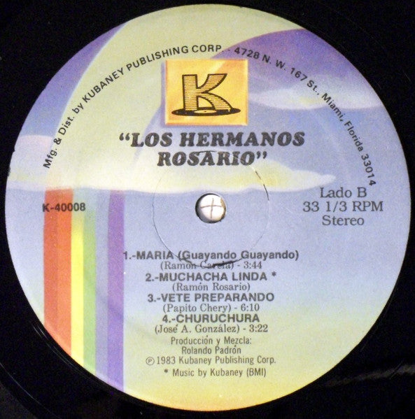Los Hermanos Rosario - Los Hermanos Rosario (Vinyl, LP, Album, Stereo) Very Good (VG) / Good Plus (G+)