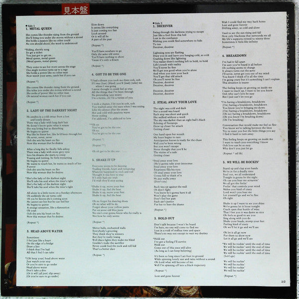 Lee Aaron - Metal Queen (Vinyl, LP, Album, Promo) Near Mint (NM or M-) / Near Mint (NM or M-)