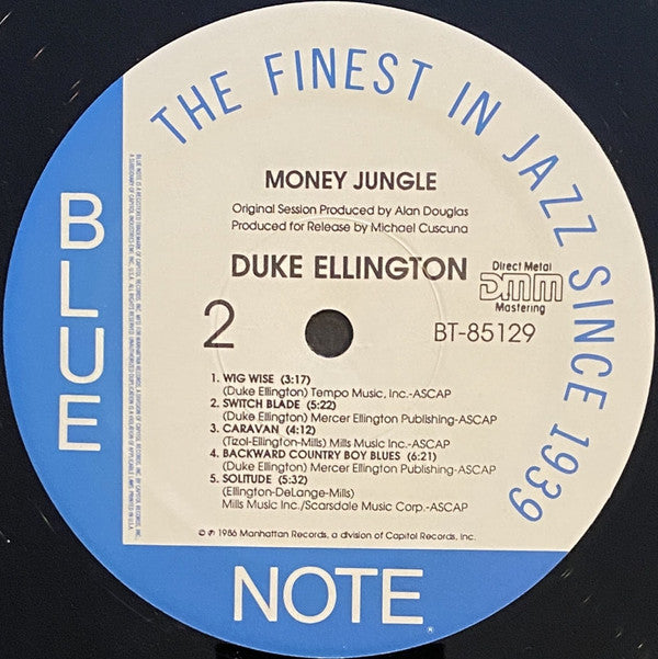 Duke Ellington - Money Jungle (Vinyl, LP, Album, Reissue, Remastered, Repress, Stereo) Near Mint (NM or M-) / Near Mint (NM or M-)