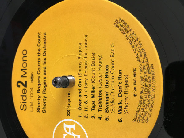 Shorty Rogers - Shorty Rogers Courts The Count (Vinyl, LP, Album, Limited Edition, Reissue, Mono) Near Mint (NM or M-) / Very Good Plus (VG+)