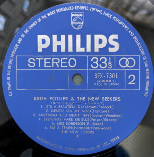 Keith Potger - Keith Potger & The New Seekers (Vinyl, LP, Album, Stereo) Very Good (VG) / Very Good (VG)