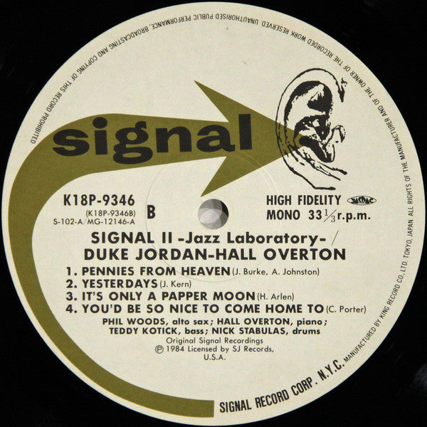 Duke Jordan - Jazz Laboratory Series (Vinyl, LP, Compilation, Mono) Very Good Plus (VG+) / Very Good Plus (VG+)