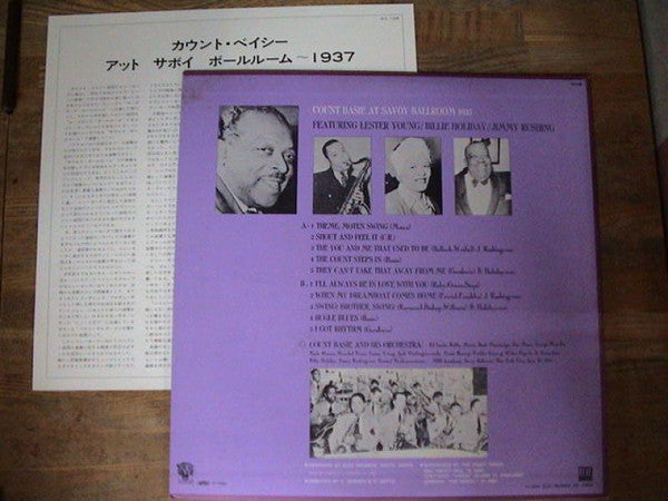 Count Basie - Count Basie At Savoy Ballroom 1937 (Vinyl, LP, Album) Very Good (VG) / Very Good (VG)