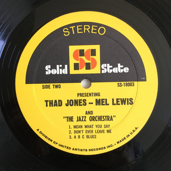 Thad Jones & Mel Lewis - Presenting Thad Jones • Mel Lewis & "The Jazz Orchestra" (Vinyl, LP, Album, Stereo) Good Plus (G+) / Good Plus (G+)