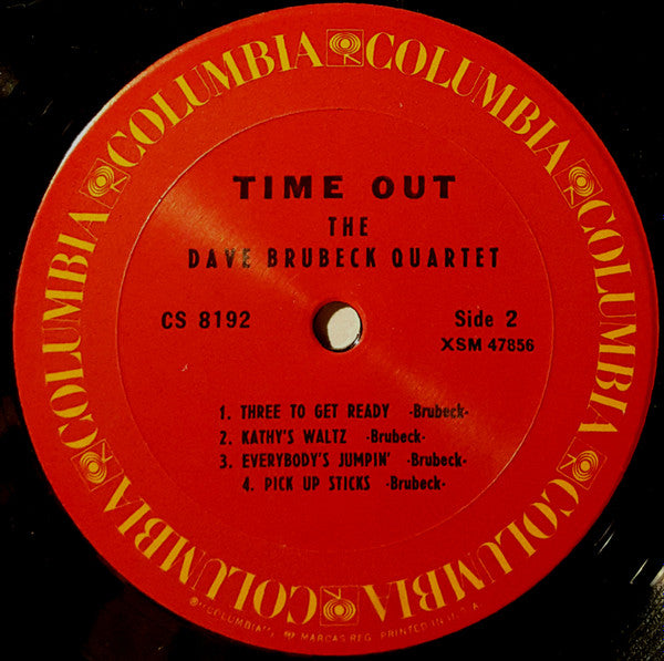The Dave Brubeck Quartet - Time Out (Vinyl, LP, Album, Reissue, Stereo) Very Good (VG) / Fair (F)