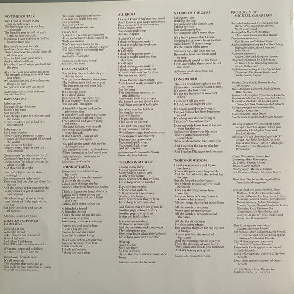 Christopher Cross - Another Page (Vinyl, LP, Album) Good Plus (G+) / Very Good Plus (VG+)