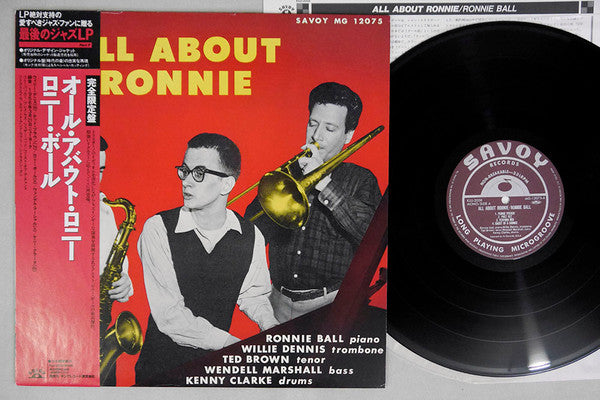 Ronnie Ball - All About Ronnie (Vinyl, LP, Album, Reissue, Mono) Very Good Plus (VG+) / Very Good Plus (VG+)