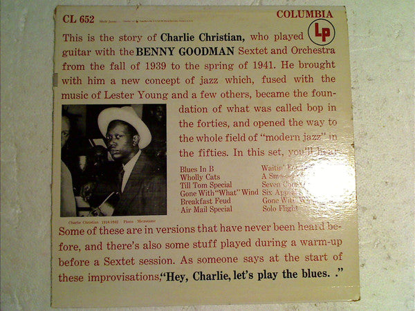 Charlie Christian - With The Benny Goodman Sextet And Orchestra (Vi...