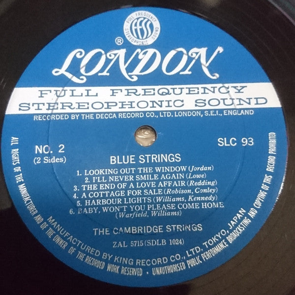 The Cambridge Strings - 真夜中のブルー・ストリングス - Blue Strings (Vinyl, LP, A...