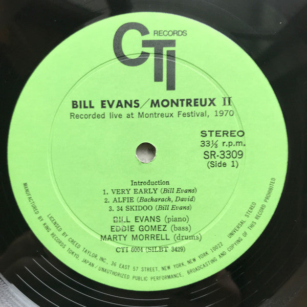Bill Evans - Montreux II – Recorded Live At The Montreux Festival, ...