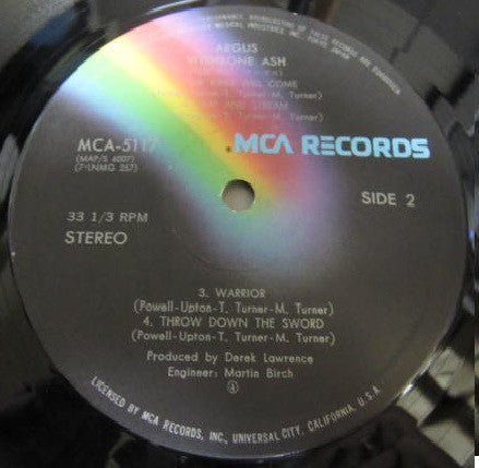 Wishbone Ash - Argus (Vinyl, LP, Album, Repress, Stereo) Very Good Plus (VG+) / Good (G)