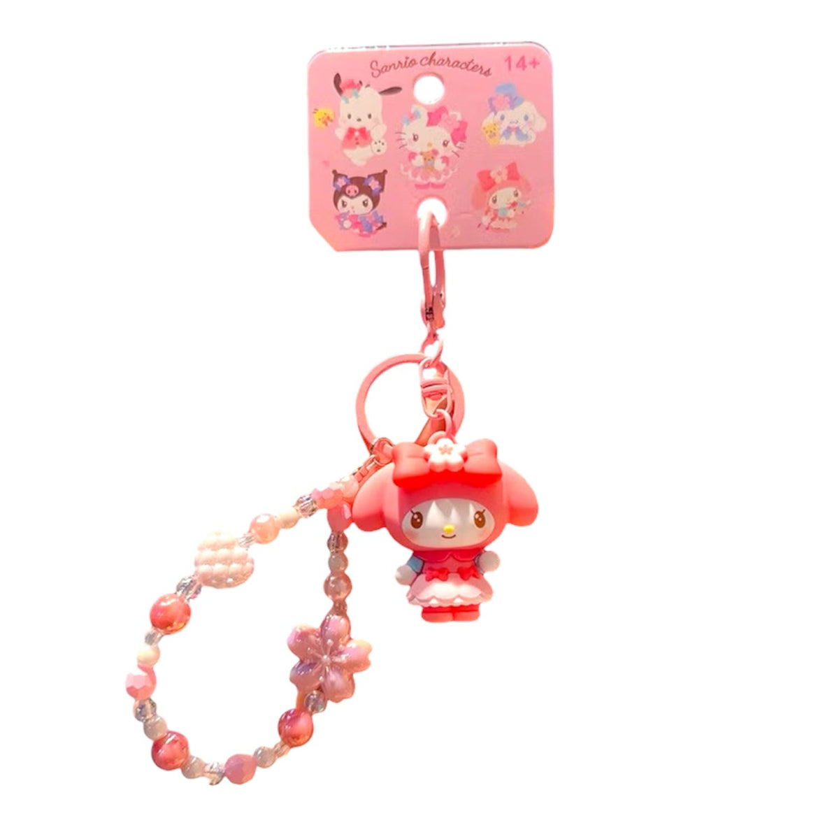 Sanrio Pink Sakura 3D Keyring/ サンリオ ピンク桜 3Dキーホルダー
