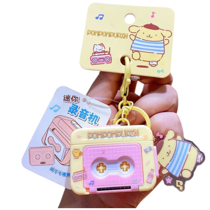 Sanrio Cassette Keyring /サンリオ カセットキーリング