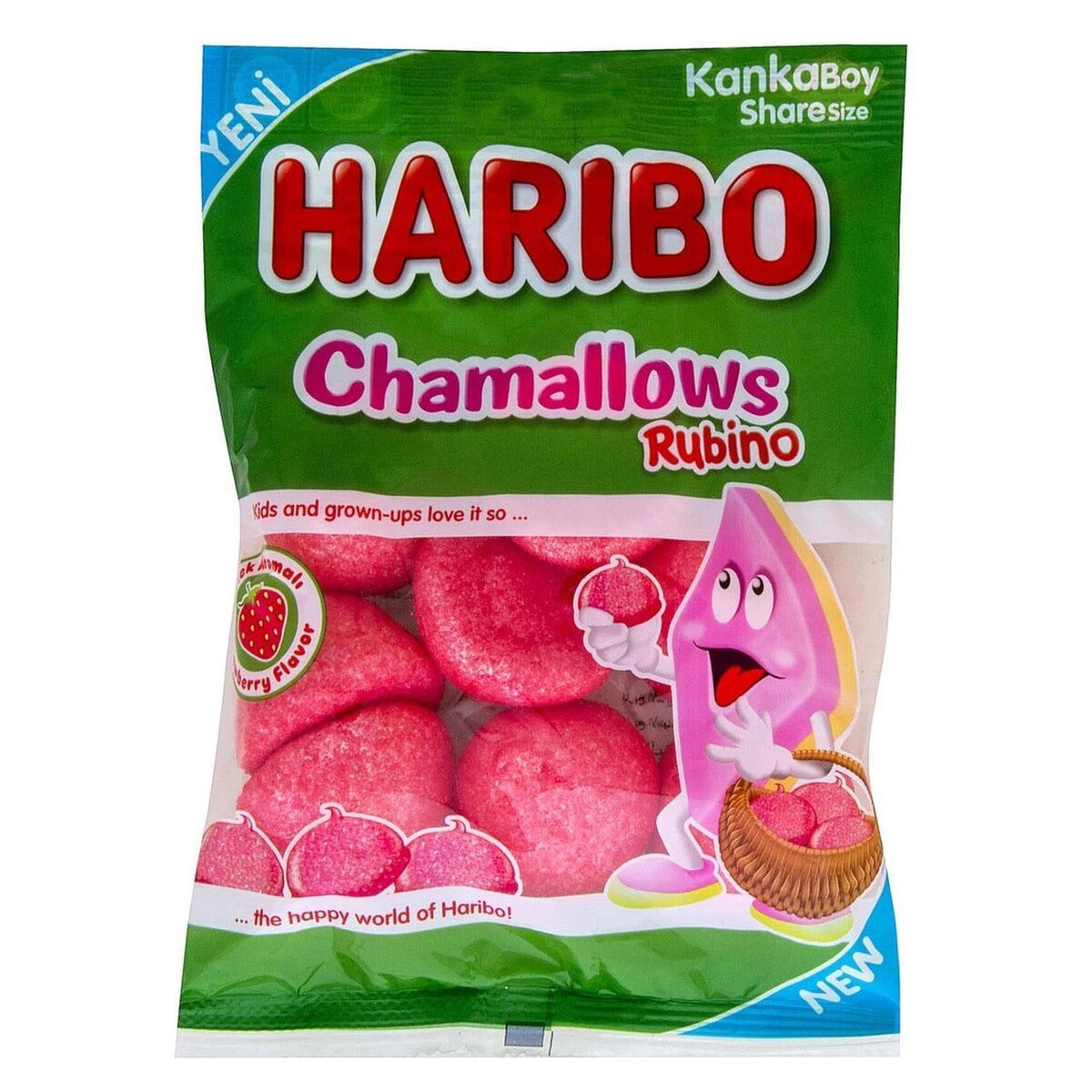 Haribo Chamallows Strawberry / ハリボー シャマロウ ストロベリー