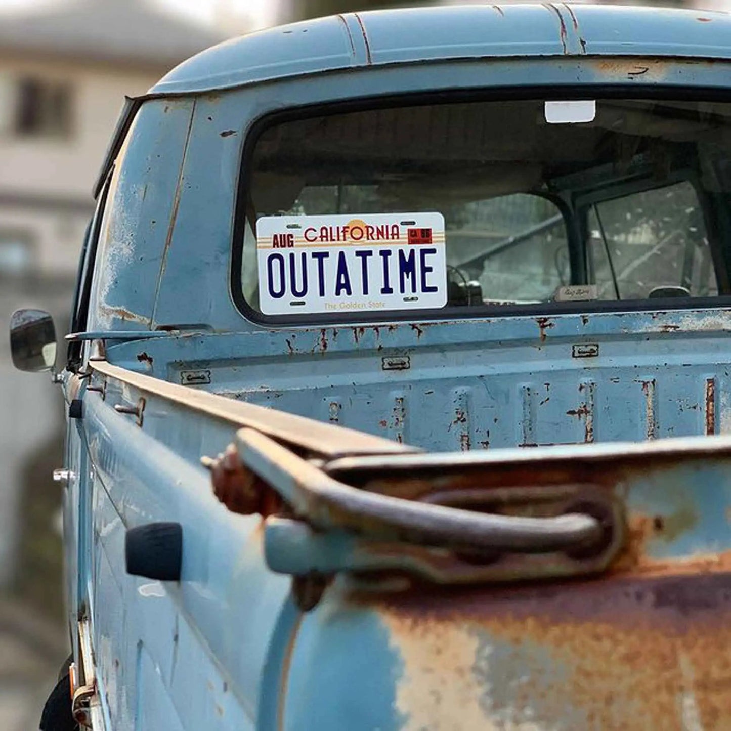 カスタムライセンスプレート型看板 【大・US車用】イリノイ/オリジナルアメリカエンボスナンバープレート おしゃれ表札看板