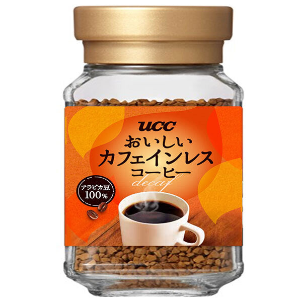 UCC おいしいカフェインレスコーヒー 45g瓶×12個入【日本出荷】