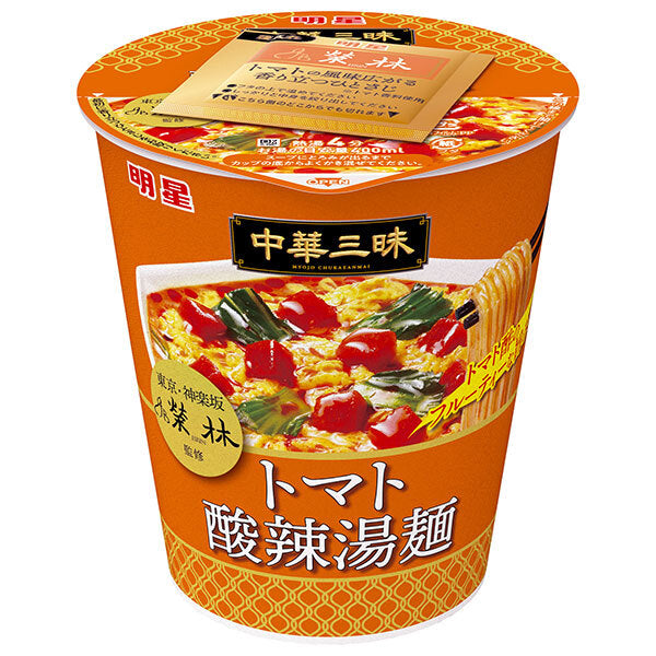 明星食品 中華三昧タテ型ビッグ 榮林 トマト酸辣湯麺 98g×12個入【日本出荷】