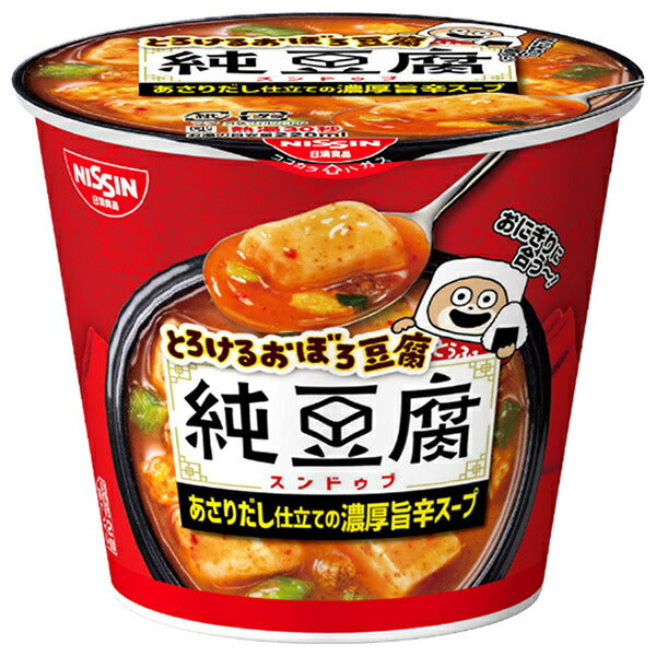 日清食品 とろけるおぼろ豆腐 純豆腐 スンドゥブ 17g×12(6×2)個入【日本出荷】