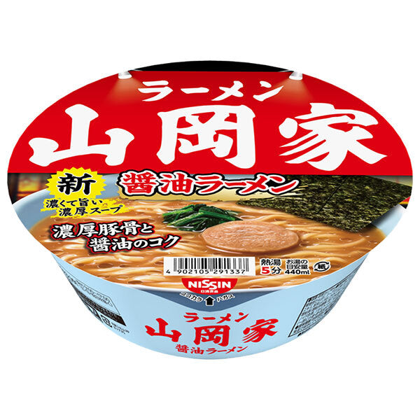 日清食品 ラーメン 山岡家 醤油ラーメン 118g×12個入【日本出荷】