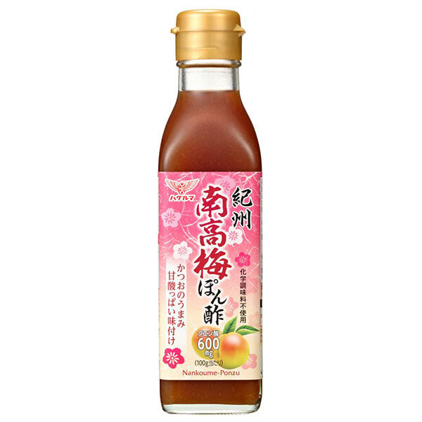 ハグルマ 紀州 南高梅ぽん酢 200ml瓶×12本入【日本出荷】