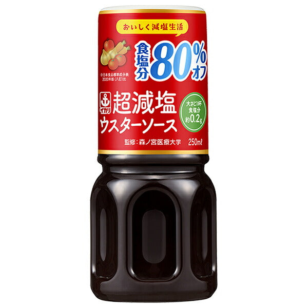 イカリソース 超減塩 ウスターソース 250mlペットボトル×15本入【日本出荷】