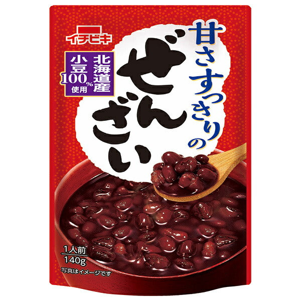イチビキ 甘さすっきりのぜんざい 140g×20(10×2)袋入【日本出荷】