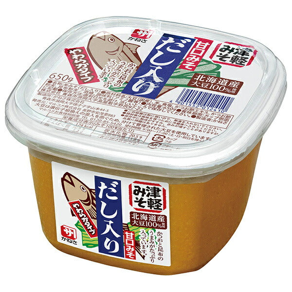 マルコメ 甘口みそ だし入り 650g×8個入【日本出荷】