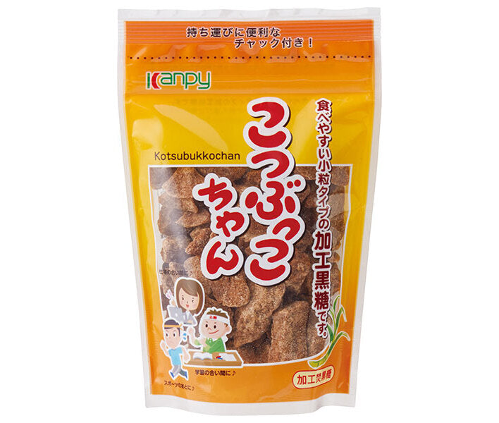 カンピー こつぶっこちゃん(黒砂糖) 100g×10袋入【日本出荷】