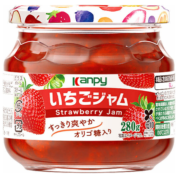 カンピー いちごジャム 280g瓶×6個入【日本出荷】