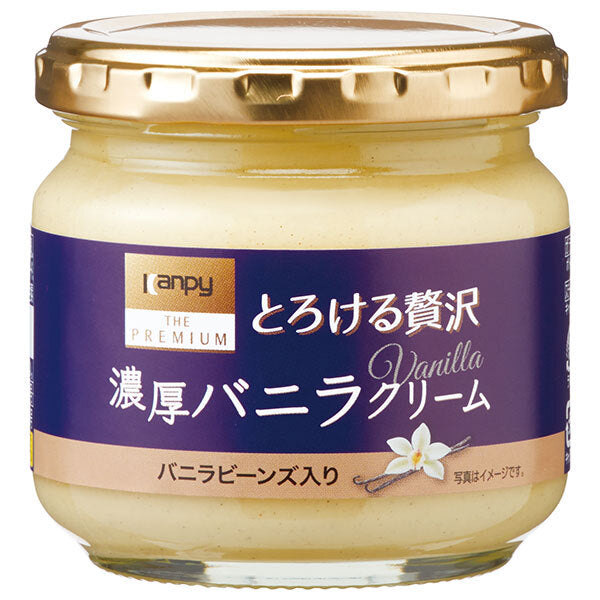 カンピー ザ プレミアム とろける贅沢 濃厚バニラクリーム 150g瓶×6個入【日本出荷】