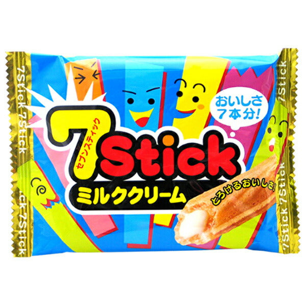 やおきん セブンスティック ミルククリーム 7本×12個入【日本出荷】