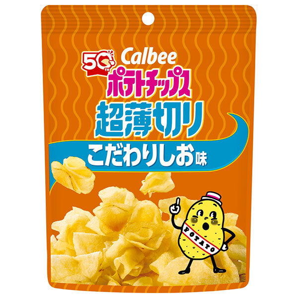 カルビー ポテトチップス 超薄切り こだわりしお味 40g×12袋入【日本出荷】