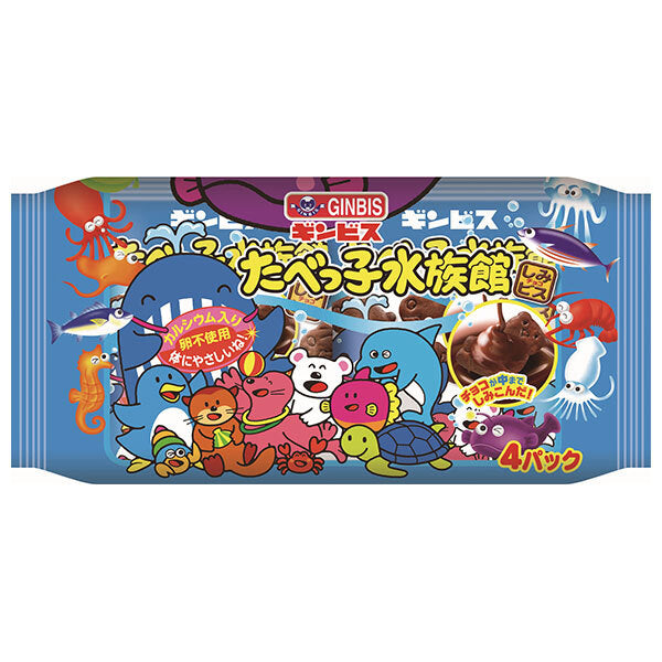 ギンビス たべっ子水族館4P 120g×12袋入【日本出荷】