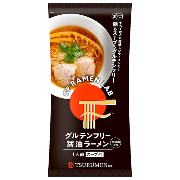 ケンミン グルテンフリー醤油ラーメン 136g×10袋入【日本出荷】