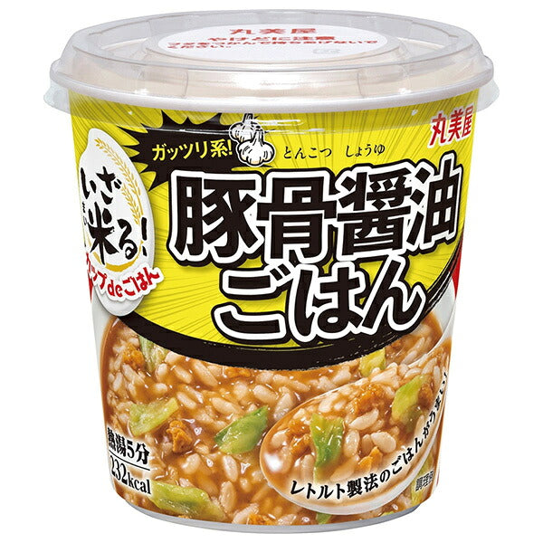 丸美屋 カップdeごはん 豚骨醤油ごはん 108.1g×6箱入【日本出荷】