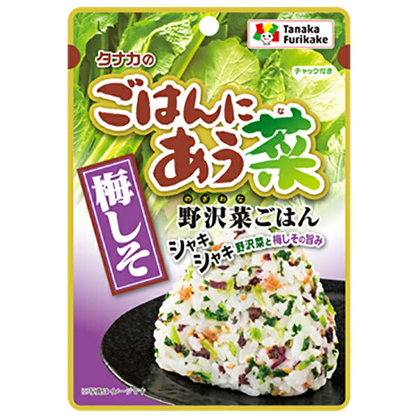 田中食品 ごはんにあう菜 梅しそ 15g×10袋入【日本出荷】