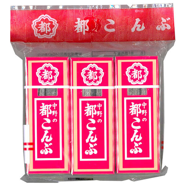 中野物産 都こんぶ (15g×3個)×10袋入【日本出荷】