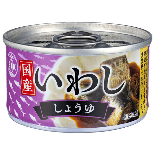 信田缶詰 いわししょうゆ 国産いわし使用 80g缶×24個入【日本出荷】
