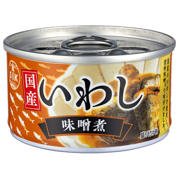 信田缶詰 いわし味噌煮 国産いわし使用 80g缶×24個入【日本出荷】