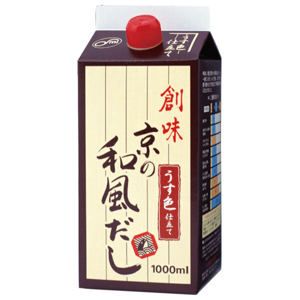 創味食品 創味 京の和風だし 1000ml紙パック×6本入【日本出荷】
