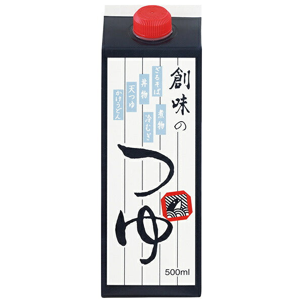創味食品 創味のつゆ 500ml紙パック×6本入【日本出荷】